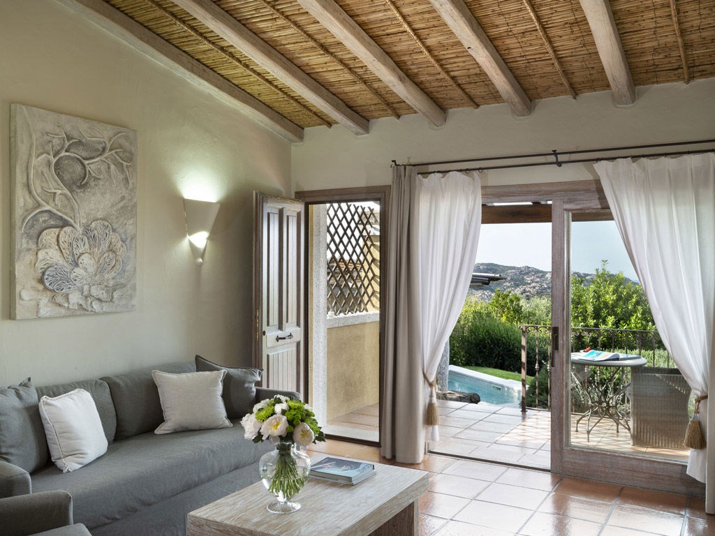 Pokoj Exclusive Pool Suite, Cannigione, Sardinie