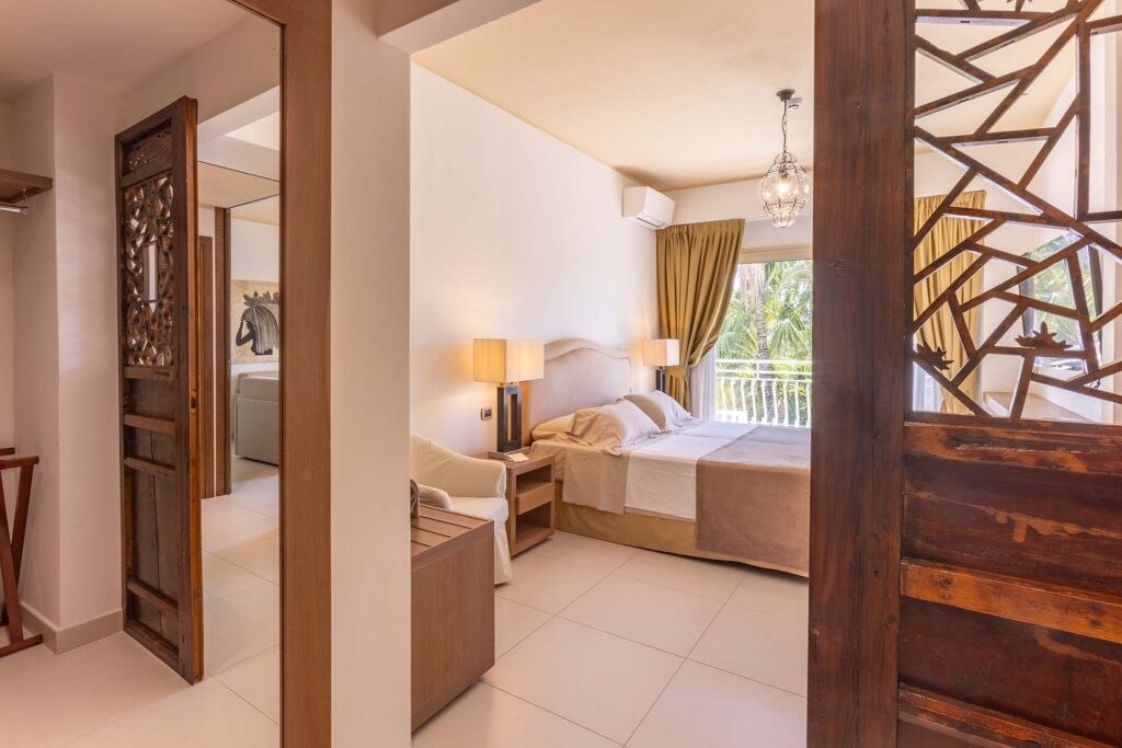 Pokoj Suite s výhledem na moře, Villasimius, Sardinie