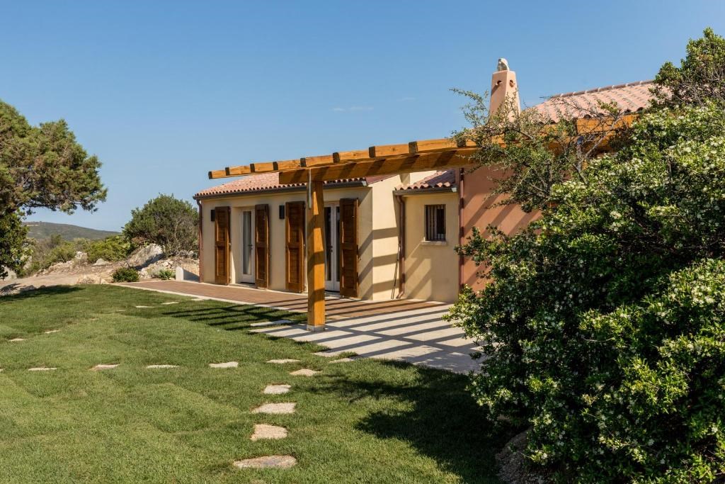 Pohled na hotel, Palau, Sardinie