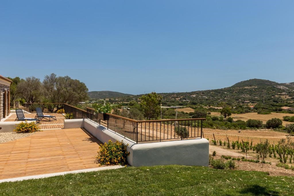 Výhledy z hotelu, Palau, Sardinie