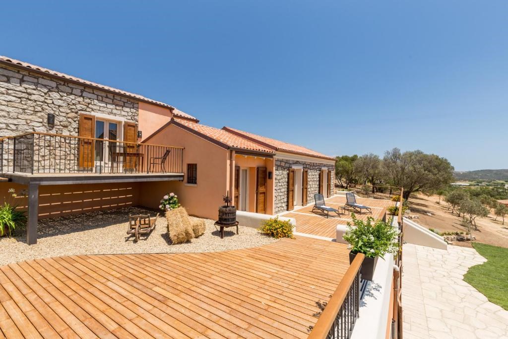 Pohled na hotel, Palau, Sardinie