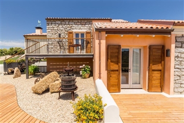Pohled na hotel, Palau, Sardinie
