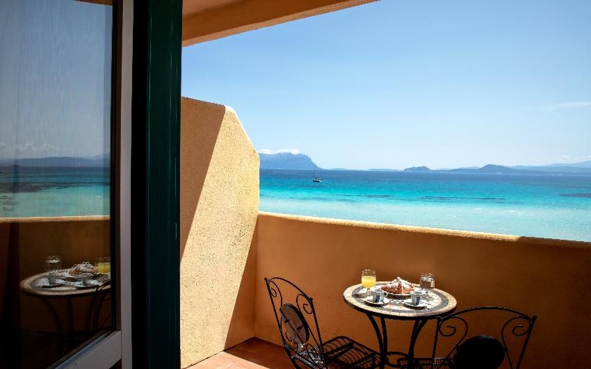 Pokoj Deluxe s výhledem na moře, Golfo Aranci, Sardinie