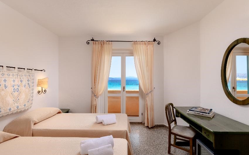 Pokoj Deluxe s výhledem na moře, Golfo Aranci, Sardinie