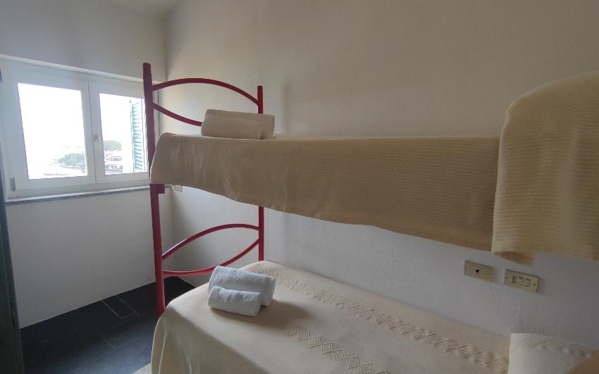 Pokoj Family Deluxe s výhledem na moře, Golfo Aranci, Sardinie