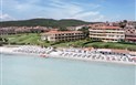 Hotel Castello - Letecký pohled na pláž, Golfo Aranci, Sardinie