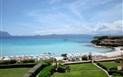 Hotel Castello - Letecký pohled na pláž, Golfo Aranci, Sardinie