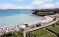 Hotel Castello - Letecký pohled na pláž, Golfo Aranci, Sardinie