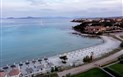 Hotel Castello - Letecký pohled na pláž, Golfo Aranci, Sardinie