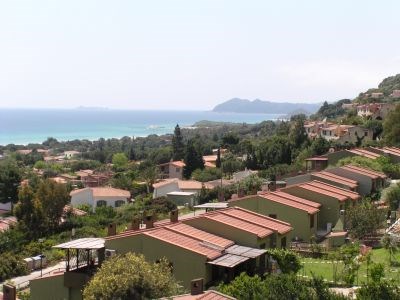 Pohled na Costa Rei, Costa Rei, Sardinie