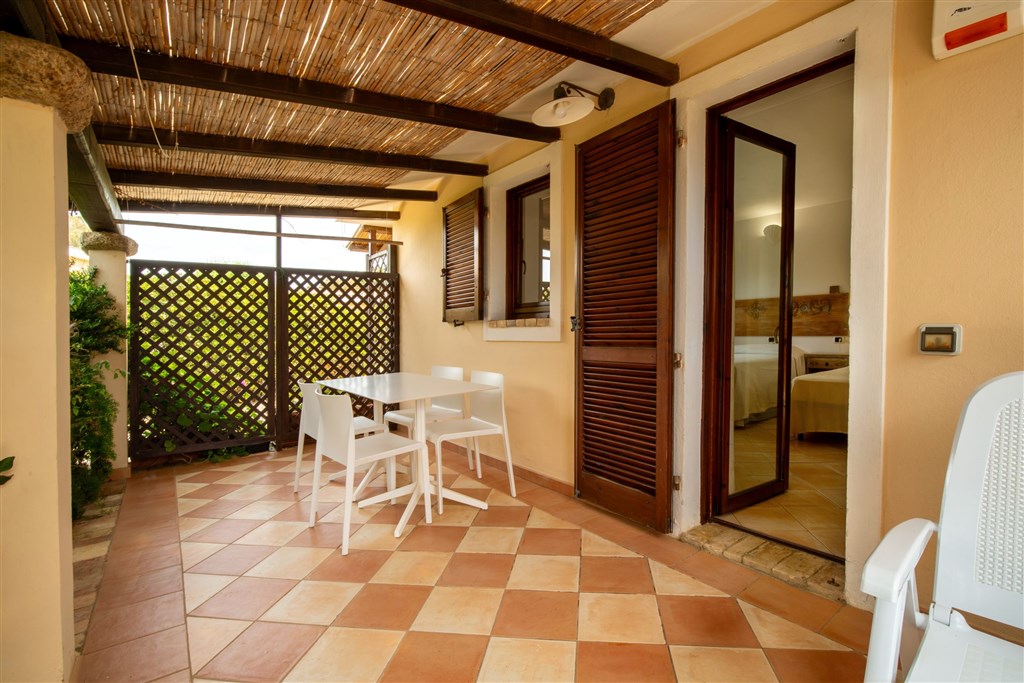 Apartmán Monocale Triplo Standard, Villasimius, Sardinie