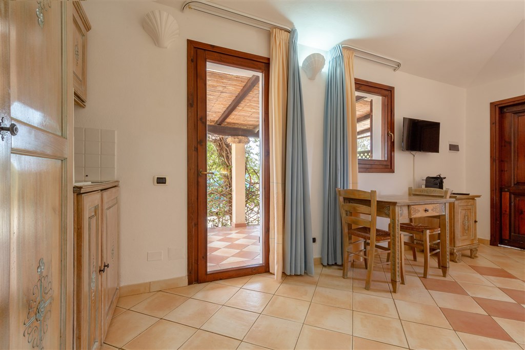 Apartmán Monocale Triplo Standard, Villasimius, Sardinie