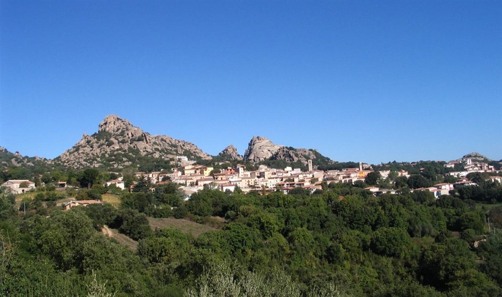 Městečko Aggius, Aggius, Sardinie