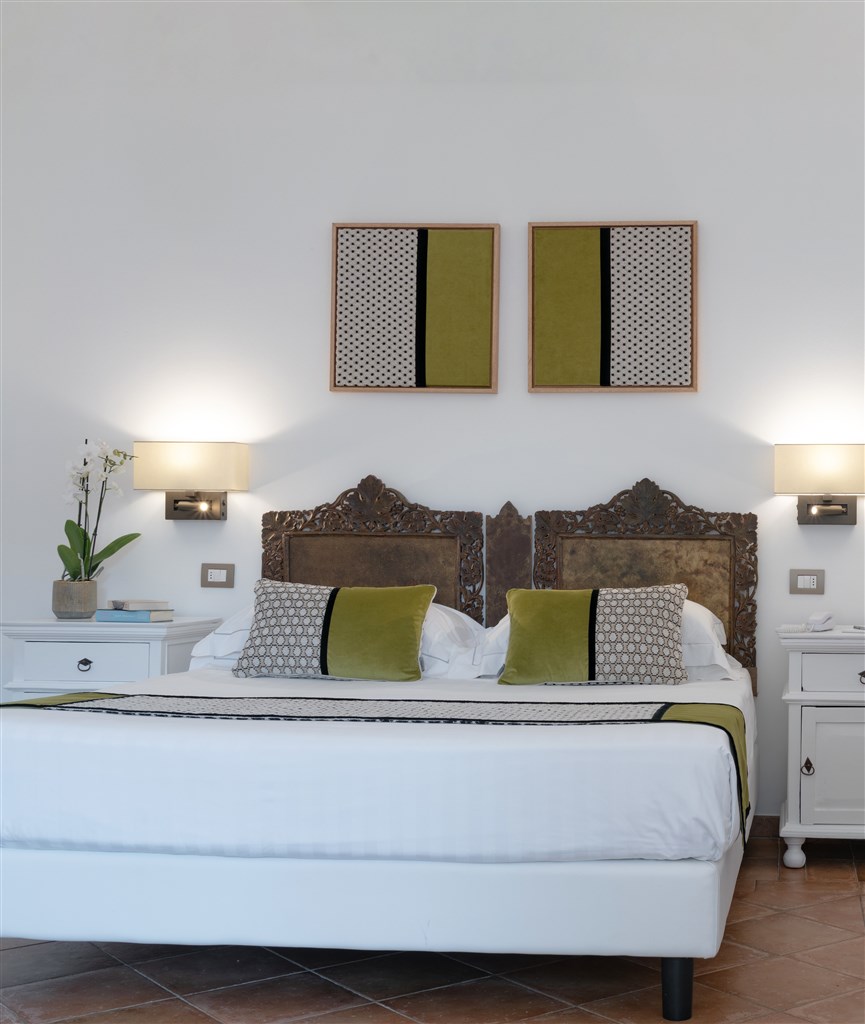 Pokoj Deluxe s výhledem na moře, Villasimius, Sardinie
