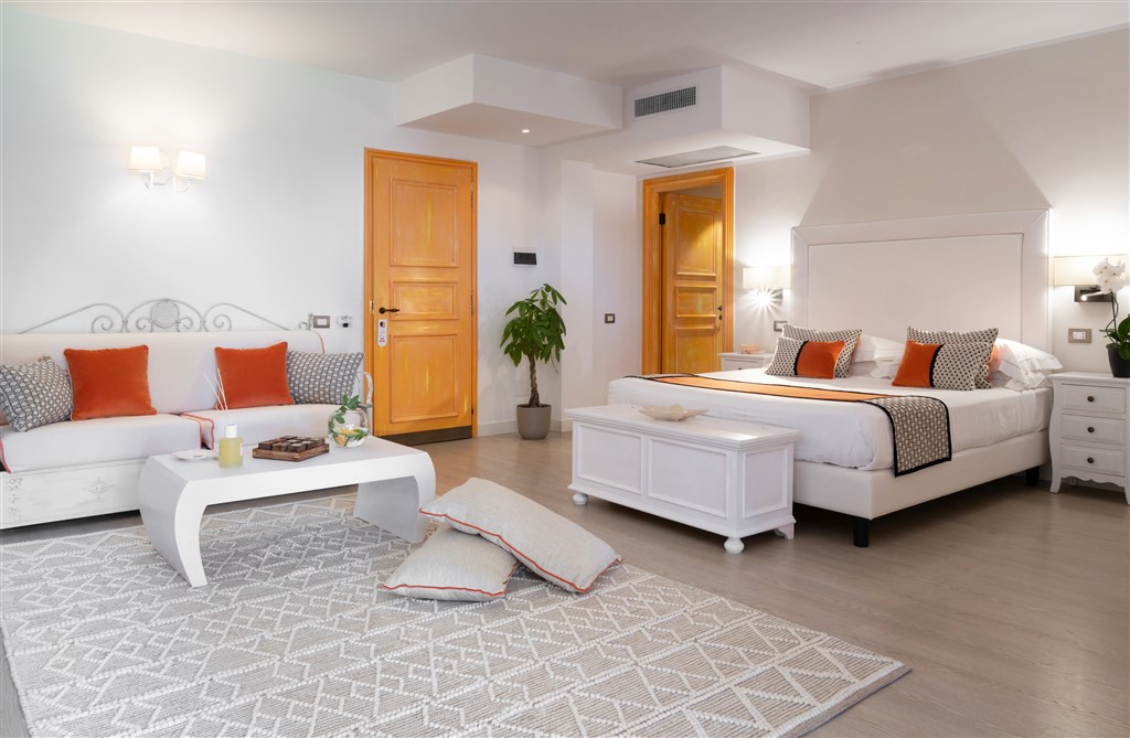 Junior suite s částečným výhledem na moře, Villasimius, Sardinie