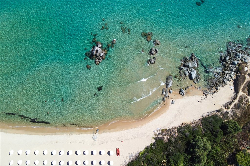 Pláž Lido di Orri, Arbatax, Sardinie