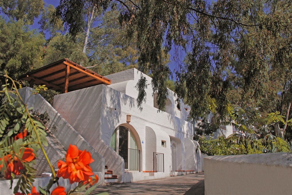 Pokoje zvenčí, Arbatax, Sardinie