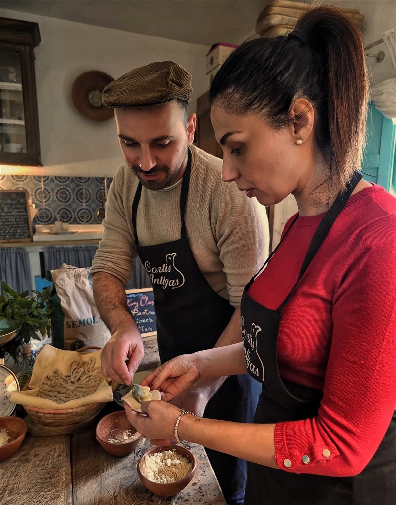 Cortis Antigas - Kurz vaření, Gesturi, Sardinie