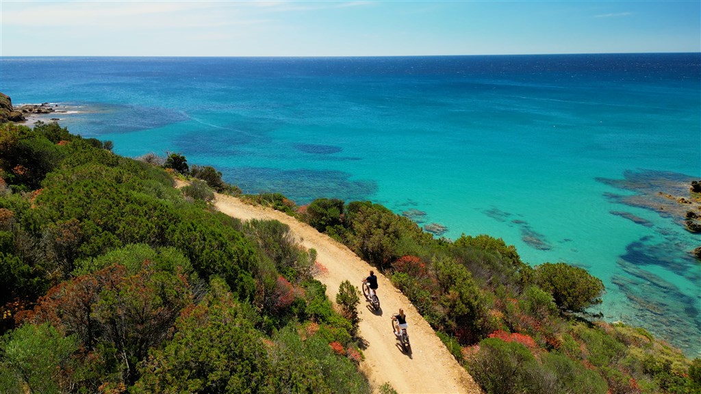 Projížďky na kole, Chia, Sardinie