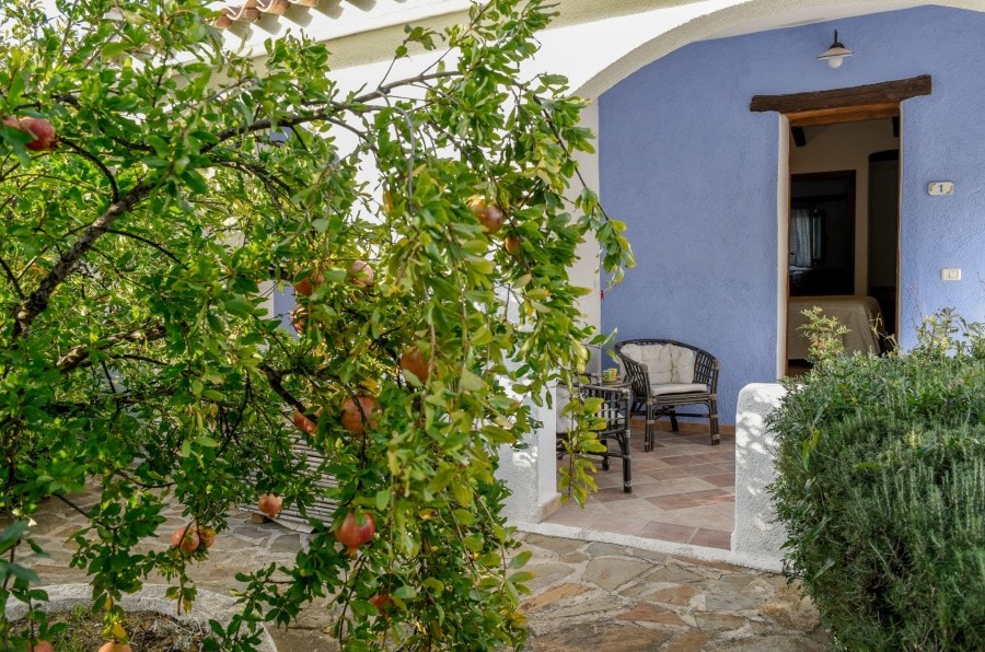 Agriturismo Guthiddai - Veranda, pokoj COMFORT, Guthiddai, Sardinie