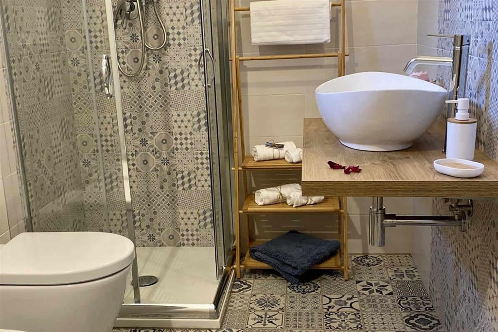 Agriturismo S`Ozzastru - Koupelna, pokoj Superior, Dorgali, Sardinie