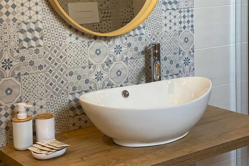 Agriturismo S`Ozzastru - Koupelna, Suite Rustic Chic, Dorgali, Sardinie