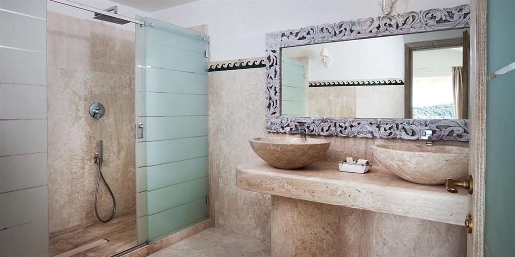 Pulicinu - Exclusive suite koupelna, Baja Sardinia, Sardinie