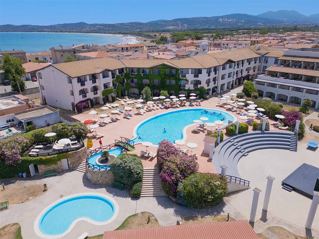 Cala della Torre Resort - Panoramatický pohled, Siniscola, Sardinie