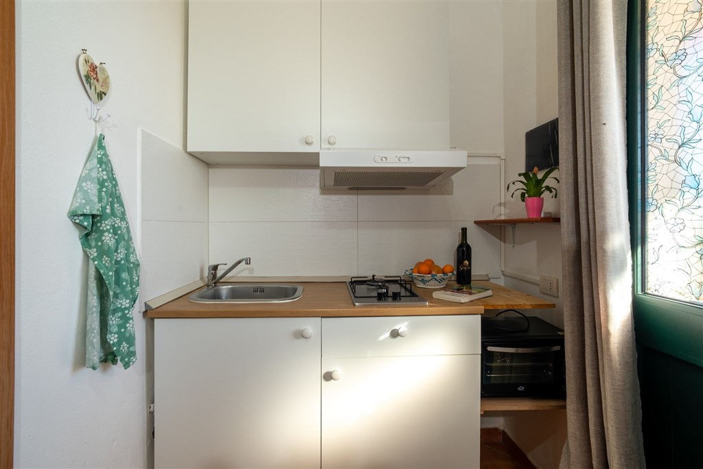 Agriturismo Domus de Goene - Kuchyňský kout, vilka 1, Loceri, Sardinie