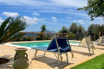 Exteriér, bazén s výhledem, Loceri, Sardinie