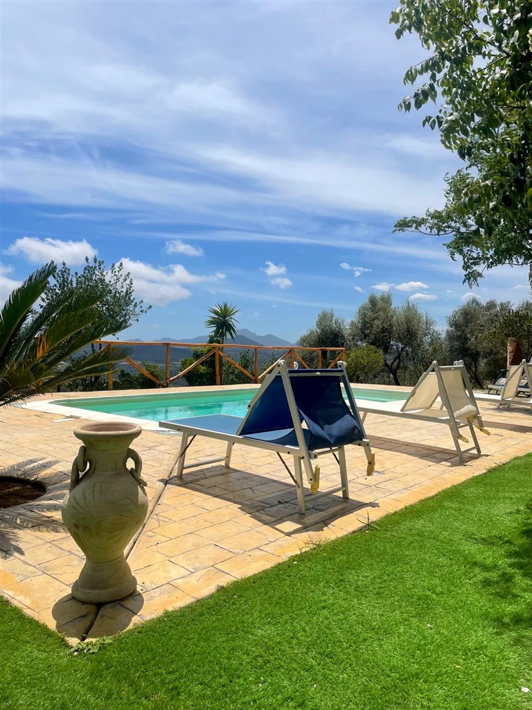 Agriturismo Domus de Goene - Exteriér, bazén s výhledem, Loceri, Sardinie