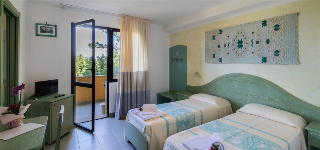 Hotel Cala dei Pini - Standard dvoulůžkový, Porto Pino, Sardinie