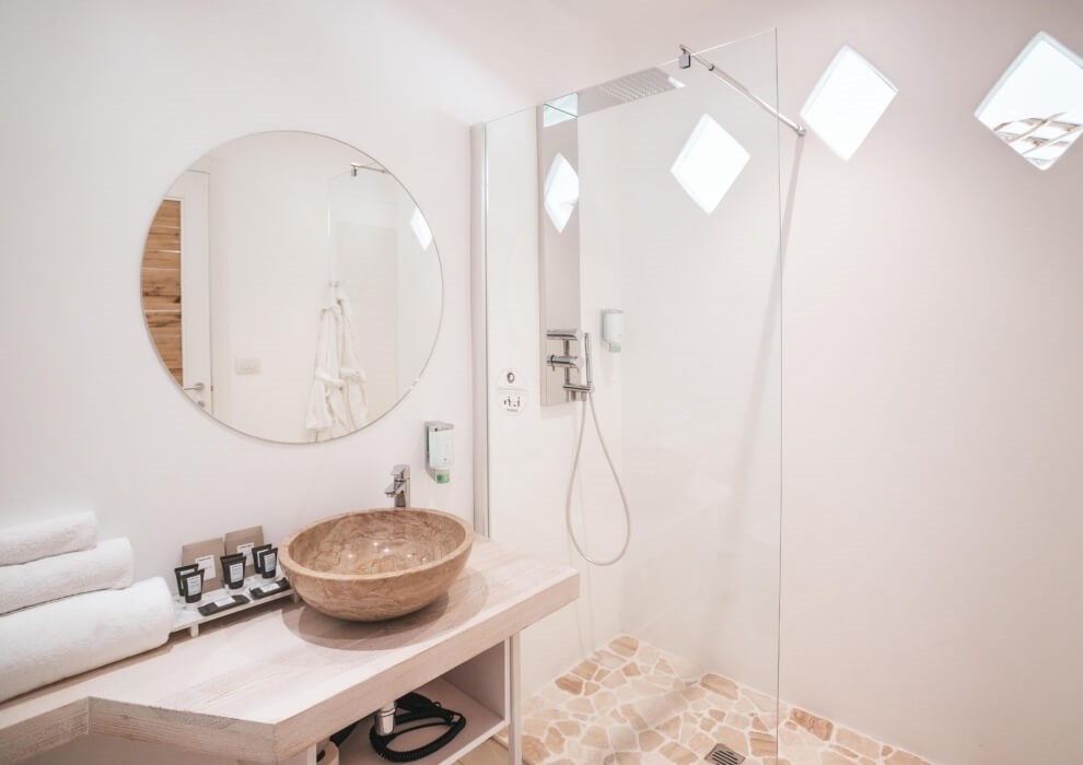 HOTEL MORESCO - Koupelna, Santa Teresa di Gallura, Sardinie