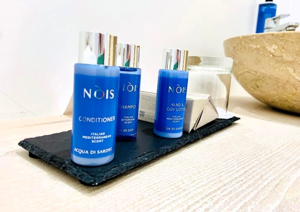 HOTEL MORESCO - Kosmetika na pokojích, Santa Teresa di Gallura, Sardinie