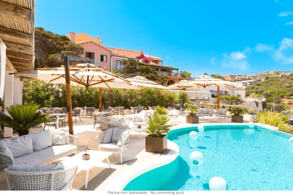 Hotel Moresco - Dekorativní bazén (není určen ke koupání), Santa Teresa di Gallura, Sardinie