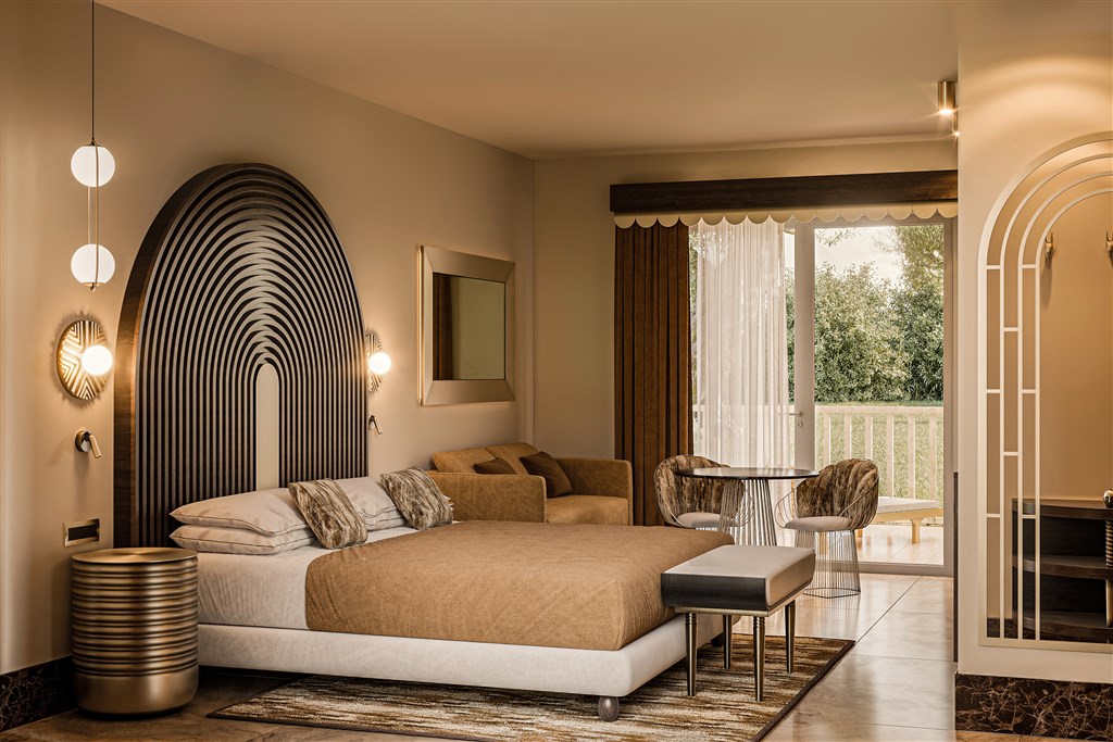 Spiagge San Pietro Resort - Pokoj Pool Junior Suite, Castiadas, Sardinie