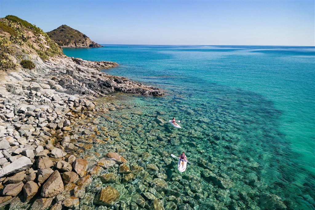 Spiagge San Pietro Resort - Kánoe, Castiadas, Sardinie