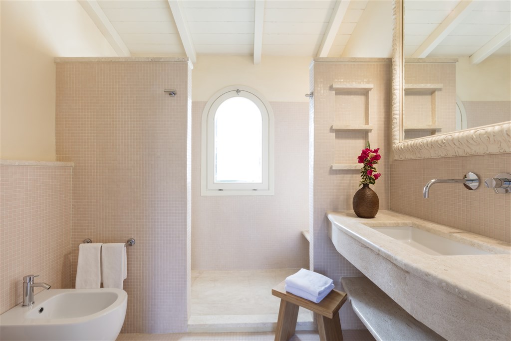 Spiagge San Pietro Resort - Koupelna pokoje Classic Large, Castiadas, Sardinie