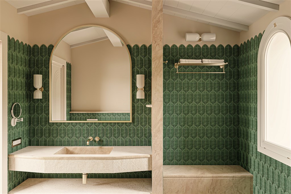 Spiagge San Pietro Resort - Koupelna pokoje Pool Panoramic Suite, Castiadas, Sardinie