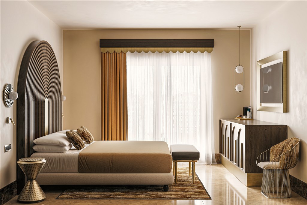 Spiagge San Pietro Resort - Dvoulůžkový pokoj Deluxe, Castiadas, Sardinie