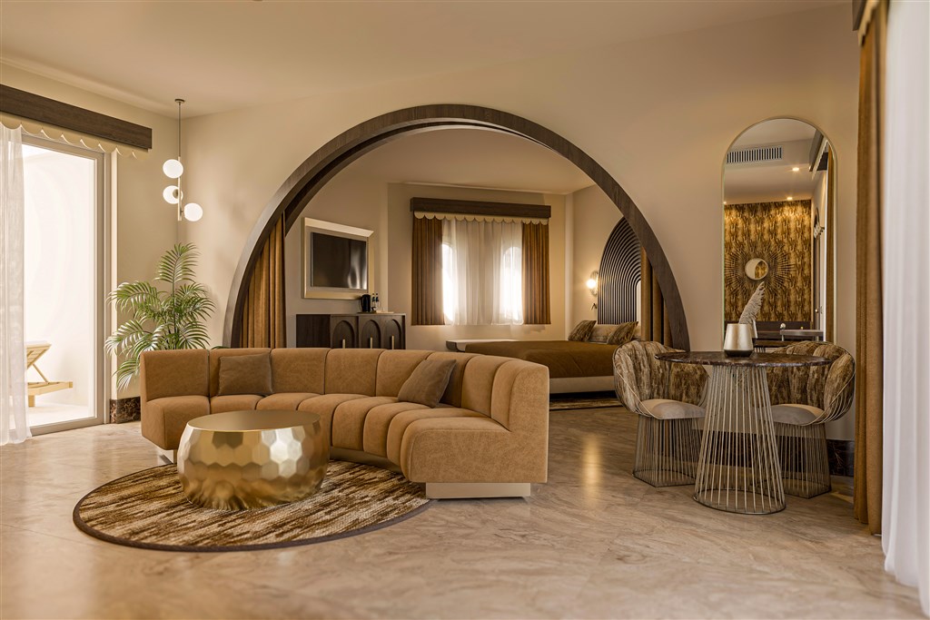 Spiagge San Pietro Resort - Pokoj Pool Grand Suite, Castiadas, Sardinie