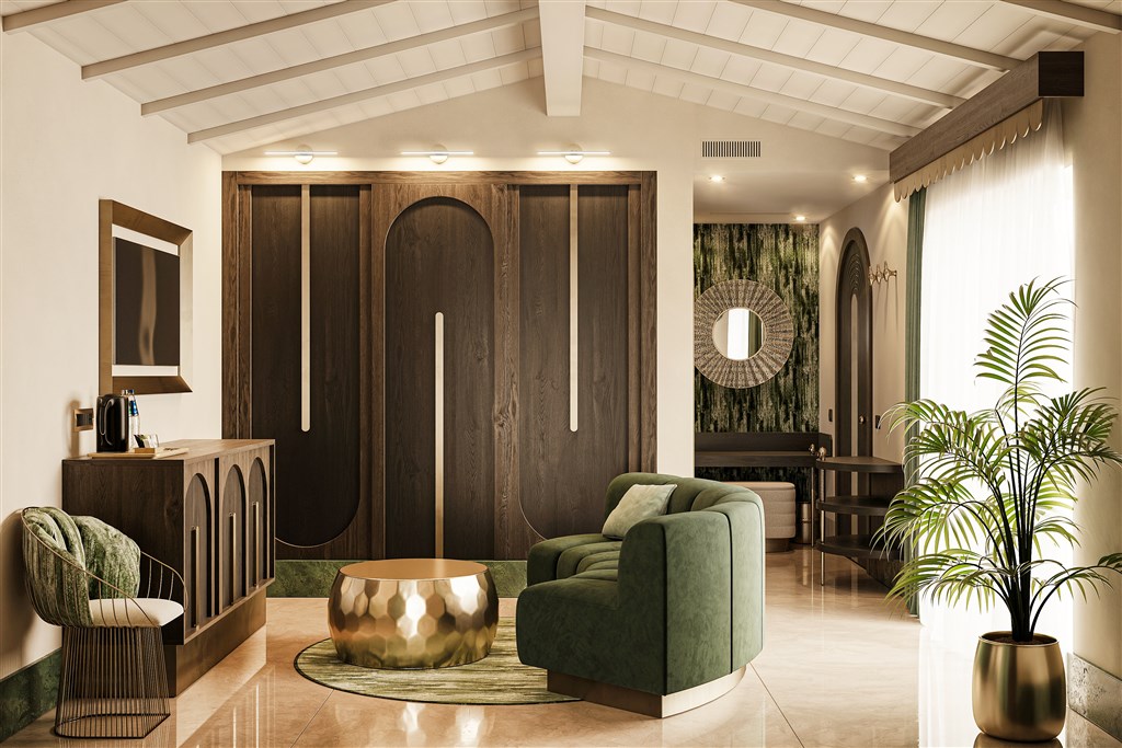 Spiagge San Pietro Resort - Pokoj Pool Panoramic Suite, Castiadas, Sardinie