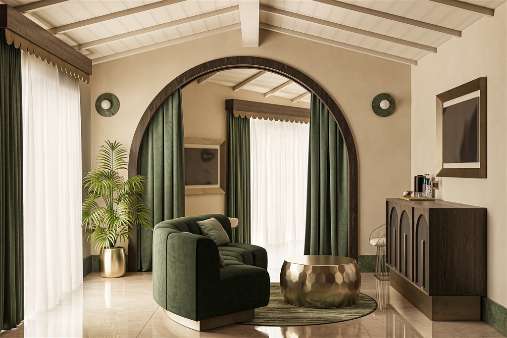 Spiagge San Pietro Resort - Koupelna pokoje Pool Panoramic Suite, Castiadas, Sardinie