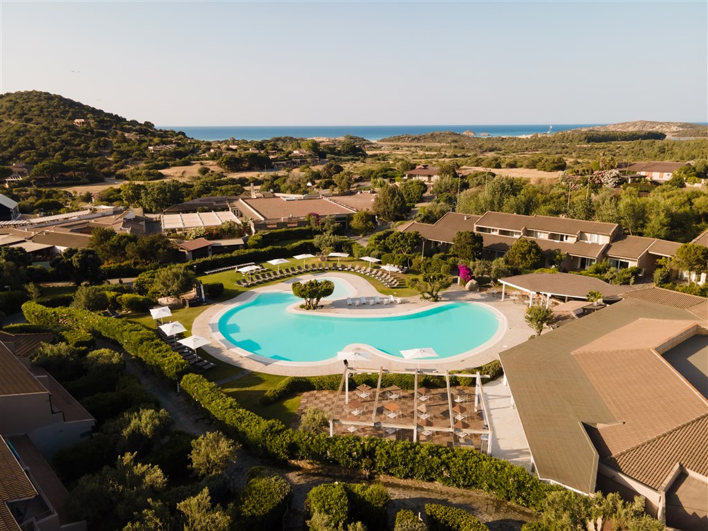 Chia Laguna Hotel Village - Bazén, Chia, Sardinie