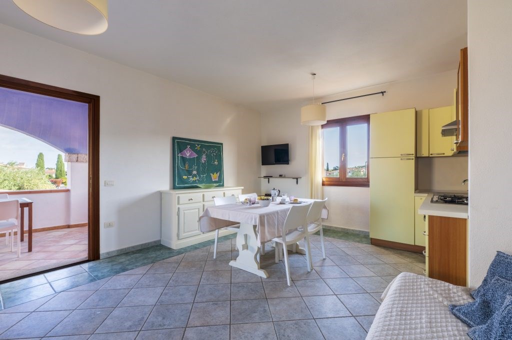 APARTMÁNY TIFFANY - Interiér jednoho z apartmánů, San Teodoro, Sardinie