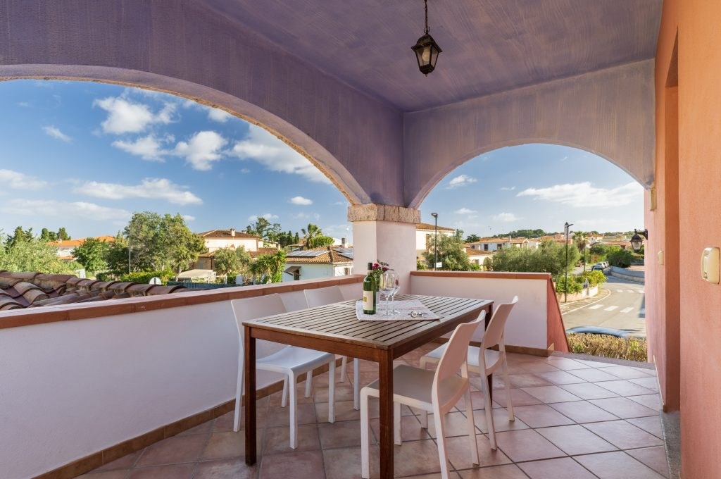 APARTMÁNY TIFFANY - Terasa jednoho z apartmánů, San Teodoro, Sardinie