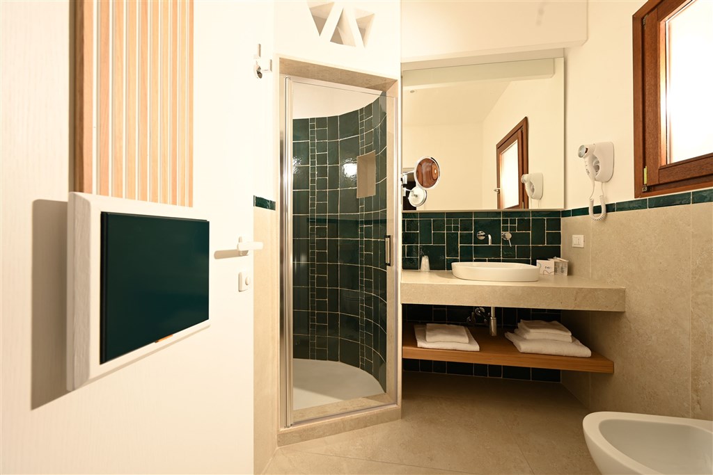 Stelle Marine Hotel & Resort - Koupelna, Cannigione, Sardinie