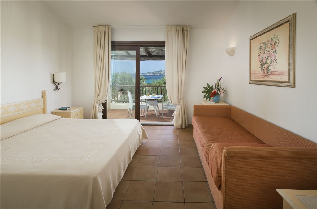 Stelle Marine Hotel & Resort - Pokoj s výhledem na moře, Cannigione, Sardinie