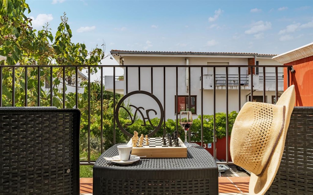 Nicoletta - Posezení na balkóně, pokoj STANDARD s balkónem, Santa Maria Navarrese, Sardinie