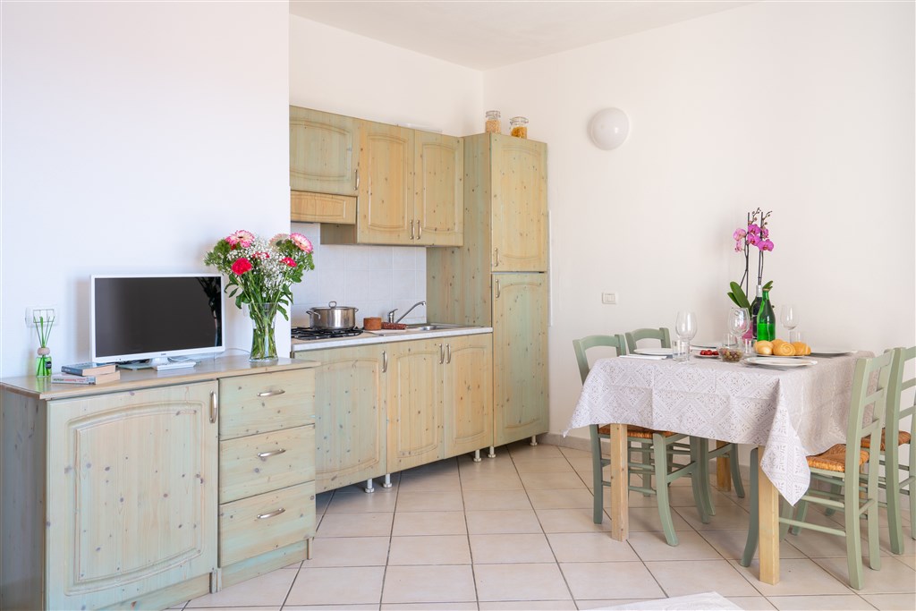 RESIDENCE IL BORGO DI BADESI - Kuchyňský kout, Badesi, Sardinie